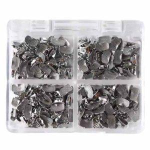 Tubos de Ortodoncia Set de 80 piezas de tubos bucales metálicos